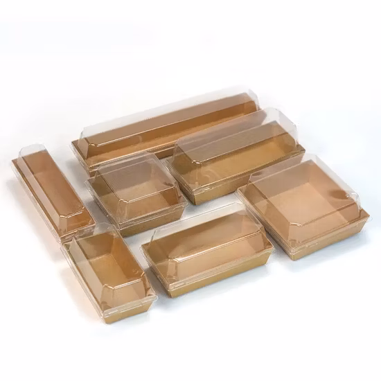 Personalizzazione dell'imballaggio di panini fast food con scatole di carta artigianale con coperchio per animali domestici