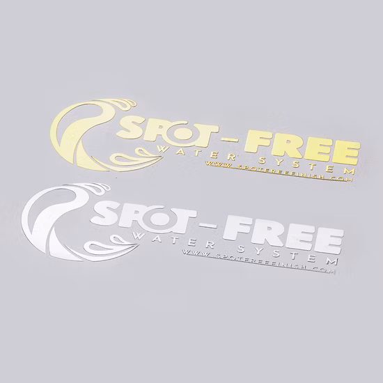 per il prodotto Etichetta adesiva con stampa personalizzata Adesivo in metallo con trasferimento distintivo con logo in nichel